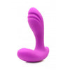Xr brands silicone purple rechargeable g spot moving beads - peaches and screams