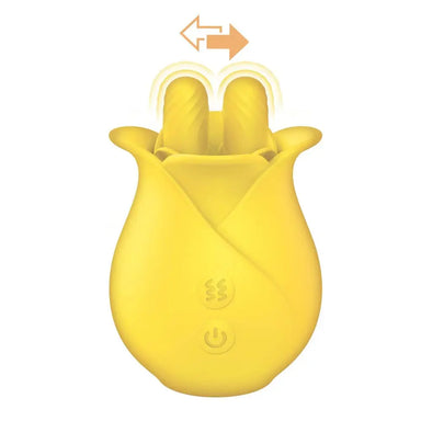 Yellow Clittastic Tulip Finger Rechargeable Massager - Peaches and Screams