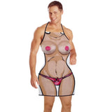 You2toys big soft cushioned boobs novelty apron - peaches and screams