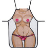 You2toys big soft cushioned boobs novelty apron - peaches and screams