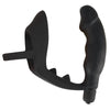 You2toys black cock ring and vibrating anal plug for men - peaches and screams