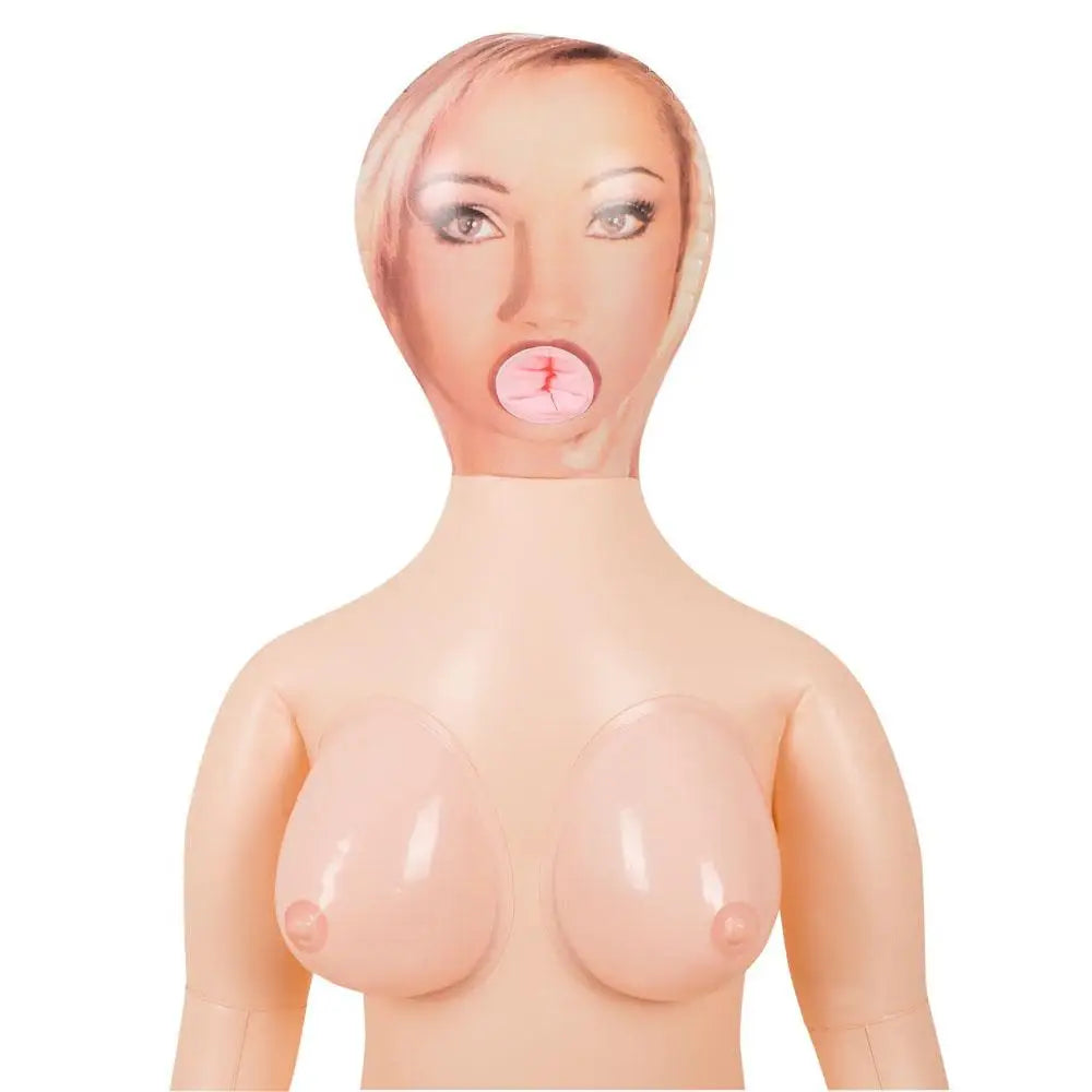 You2toys realistic lifesize inflatable doll with 3 holes - peaches and screams