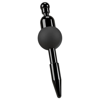 You2toys Silicone Black Vibrating Penis Plug For Him - Peaches and Screams