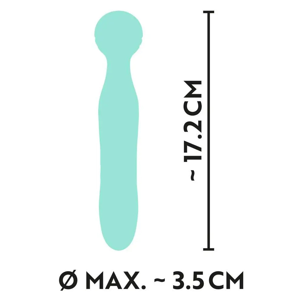 You2toys silicone green rechargeable multi speed mini vibrator - peaches and screams