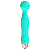 You2toys silicone green rechargeable multi speed mini vibrator - peaches and screams