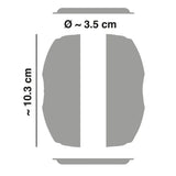 You2toys silicone grey rechargeable vibrating masturbator - peaches and screams