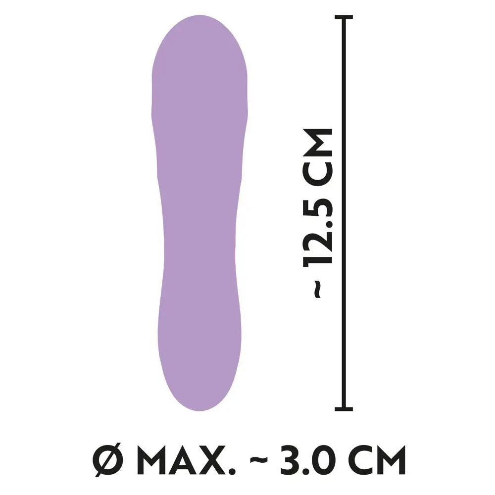 You2toys silicone purple rechargeable mini bullet vibrator - peaches and screams