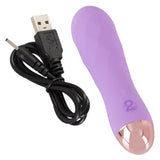 You2toys silicone purple rechargeable mini bullet vibrator - peaches and screams