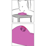 You2toys silicone purple rechargeable mini clitoral stimulator - peaches and screams