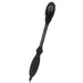10.5 - inch Rends Textured Vibrating Black Wand G - spot Stimulator - Peaches and Screams