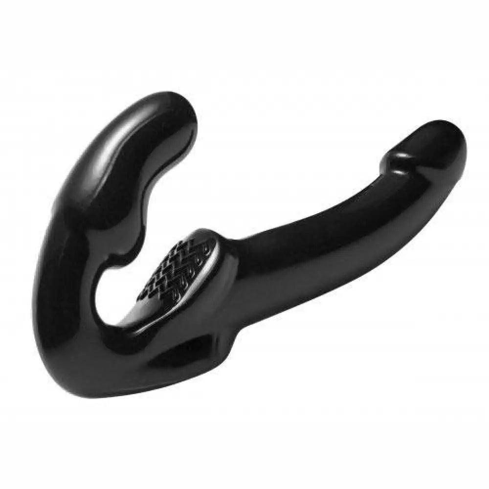 10-inch Black Strapless Strap-on Penis Dildo for Lesbian Couples - Peaches and Screams