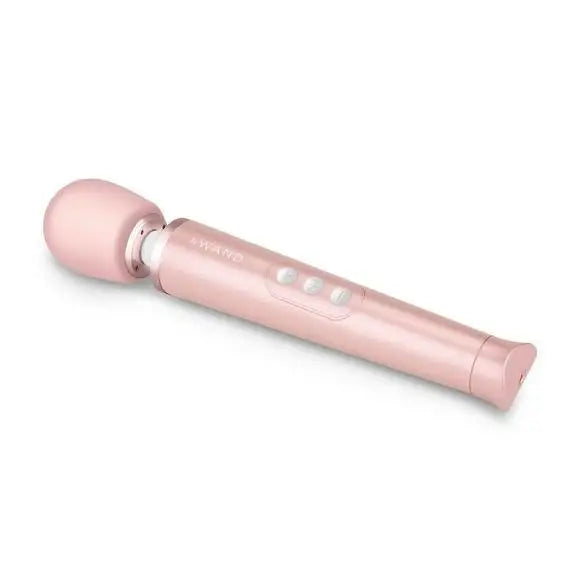 10 - inch Le Wand Silicone Gold 16 - function Vibrating Wand Massager - Peaches and Screams