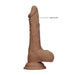 10-inch Shots Toys Flesh Brown Realistic Dildo With Suction Cup - Peaches and Screams
