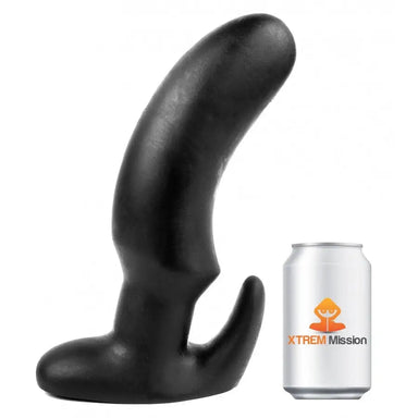 10-inch Xtrem Vinyl Black Prostate Massager For Him - Peaches and Screams