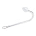 10-inch You2toys Aluminum Silver Butt Plug With Hook For Rope - Peaches and Screams