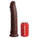 11 - inch Pipedream Silicone Flesh Brown Penis Dildo With Suction Cup - Peaches and Screams