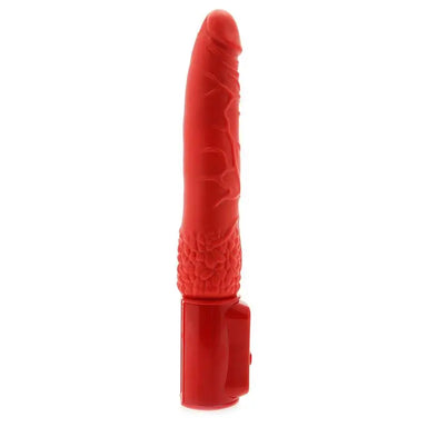 11-inch Red Push Realistic Large Penis Dildo Thrusting Vibrator - Peaches and Screams