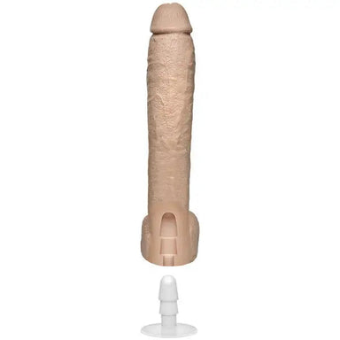 12-inch Realistic Feel Flesh Pink Penis Dildo With Balls - Peaches and Screams