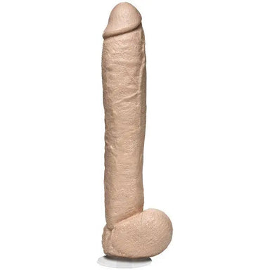 12-inch Realistic Feel Flesh Pink Penis Dildo With Balls - Peaches and Screams