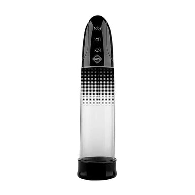 12-inch Shots Silicone Black Automatic Rechargeable Penis Pump - Peaches and Screams