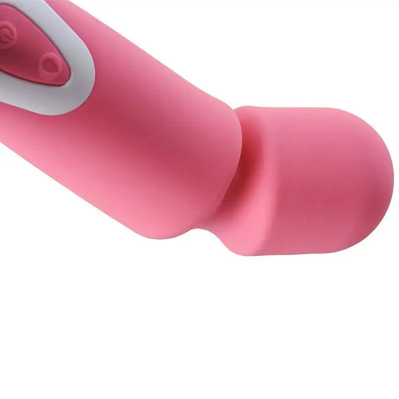 12-inch Silicone Pink 10 Speed Rechargeable Wand Massager - Peaches and Screams
