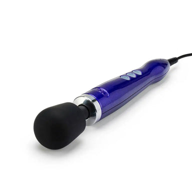 13.5 - inch Doxy Silicone Purple Wand Massager With Uk Plug - Peaches and Screams