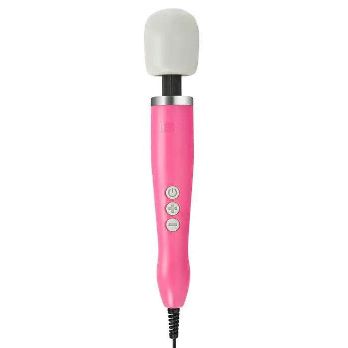 13.5 - inch Powerful Pink Multi - speed Magic Wand Vibrator With Remote - Peaches and Screams