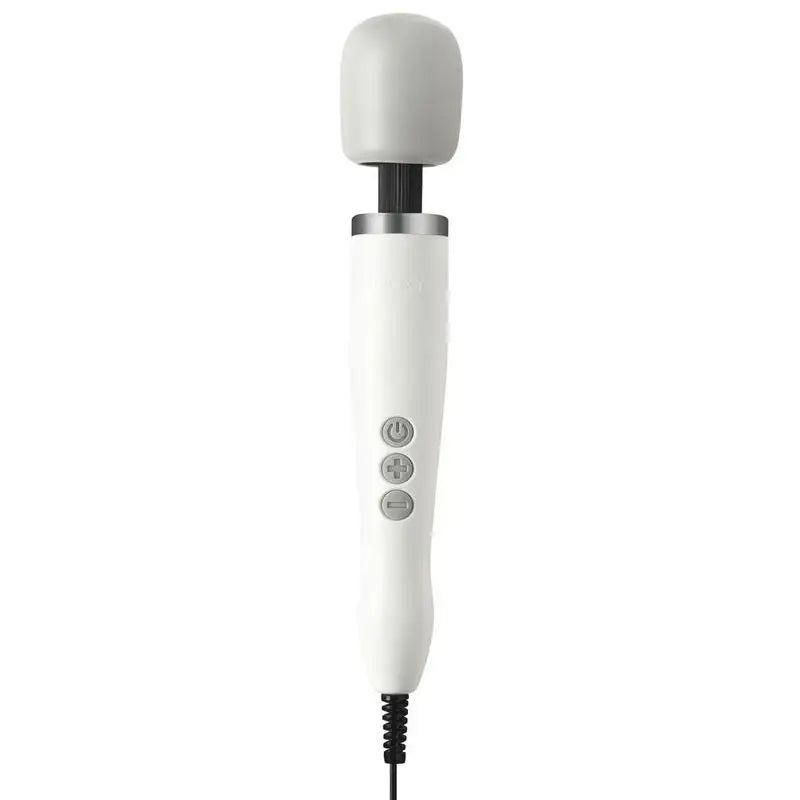 13.5-inch Powerful White Multi-speed Magic Wand Vibrator Uk Plug - Peaches and Screams