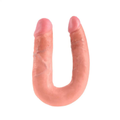 13-inch Pipedream Massive U-shaped Nude Double-ended Penis Dildo - Peaches and Screams