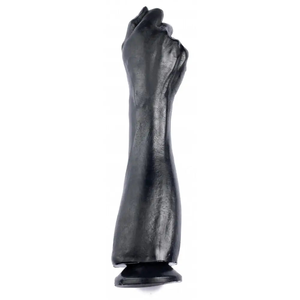 14.5 - inch Massive Realistic Black Fist Dildo With Suction Cup - Peaches and Screams