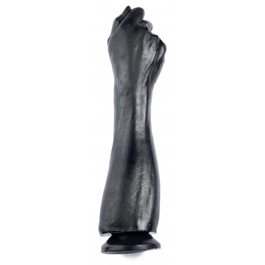 14.5-inch Massive Realistic Black Fist Dildo With Suction Cup - Peaches and Screams