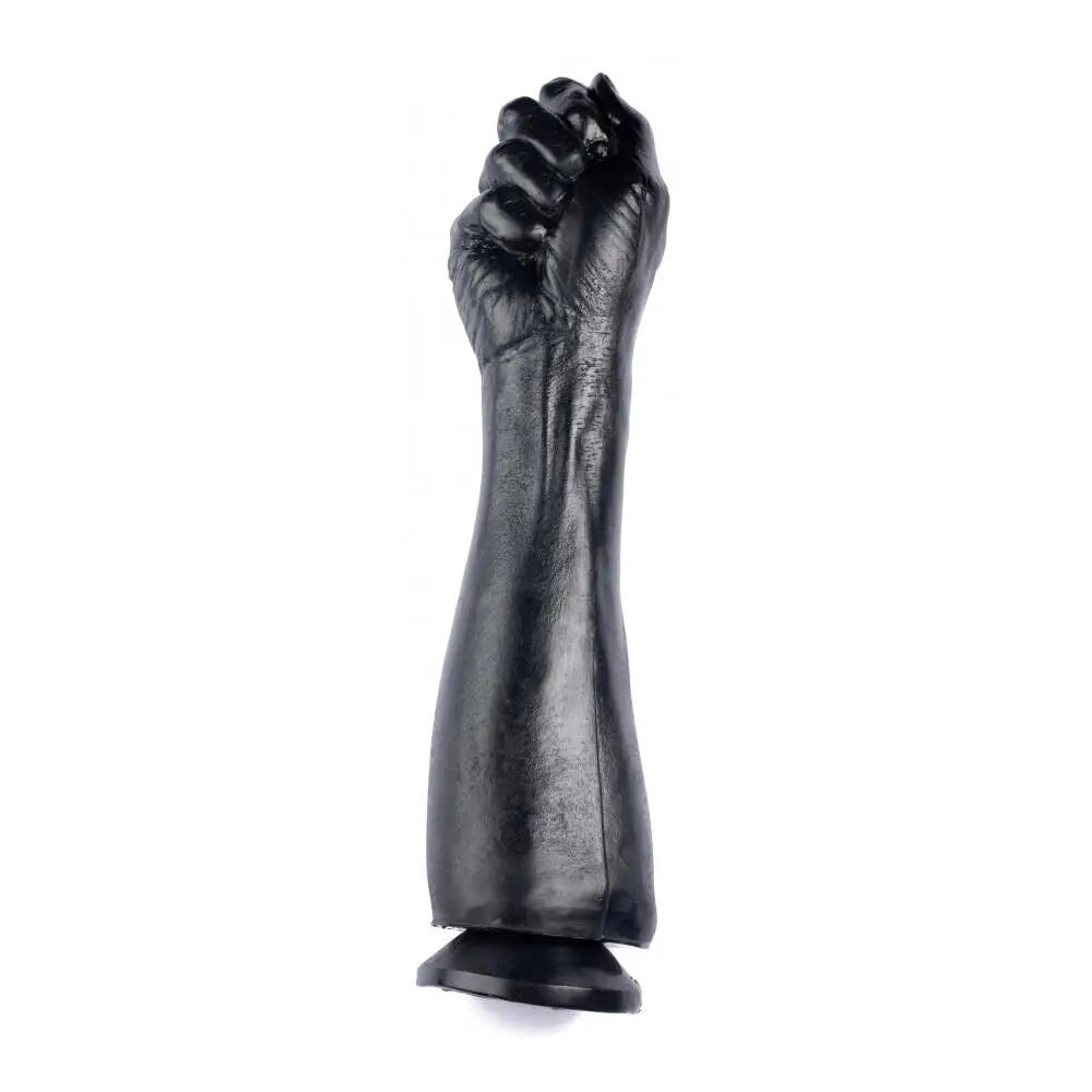 14.5 - inch Massive Realistic Black Fist Dildo With Suction Cup - Peaches and Screams