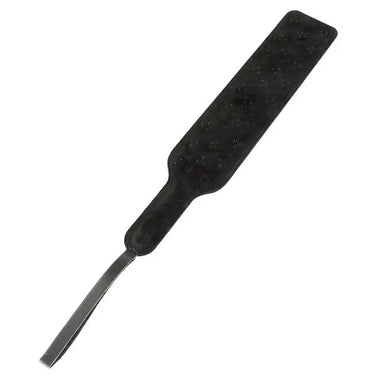 15.5 Inch Rimba Black Leather Paddle With Thin Spikes - Peaches and Screams