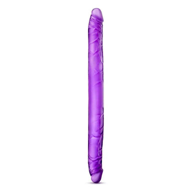 16-inch Blush Novelties Purple Large Double Dildo For Couples - Peaches and Screams