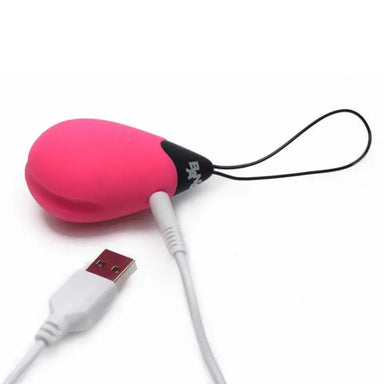 2.4 - inch Silicone Pink Remote - controlled Mini Vibrating Love Egg - Peaches and Screams