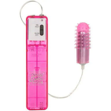 2.5-inch California Exotic Pink 8-speeds Bullet Vibrator With Remote - Peaches and Screams