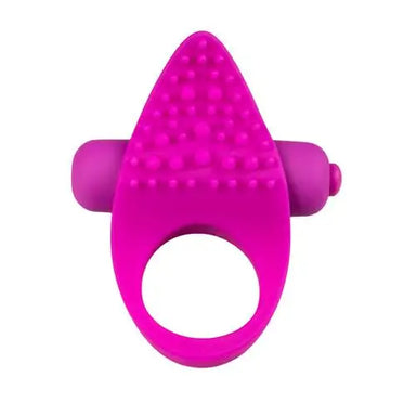 2.8-inch Small Stretchy Vibrating Cock Ring And Clit Stim - Peaches and Screams