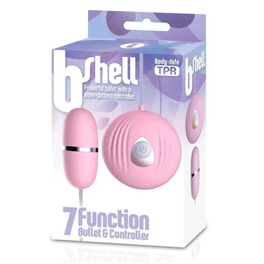 2-inch Pink Remote-controlled Mini Bullet Vibrator With 7-functions - Peaches and Screams
