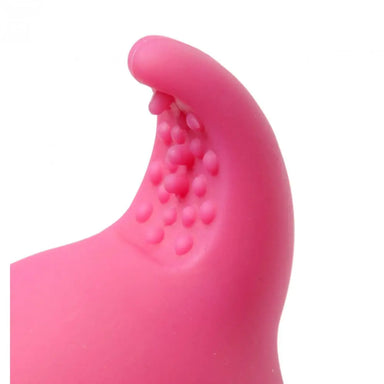 3.25-inch Silicone Pink Nuzzle Tip Wand Attachment - Peaches and Screams