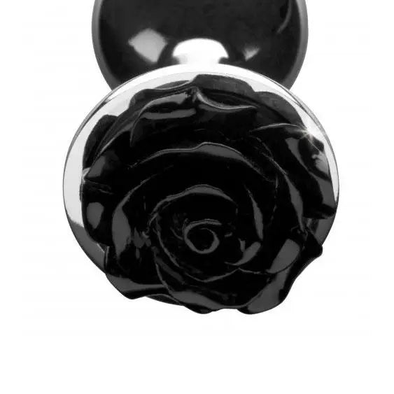 3.5-inch Booty Sparks Black Medium Aluminium Metal Butt Plug - Peaches and Screams