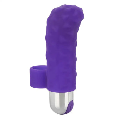 3.5 - inch Colt Silicone Purple Rechargeable Finger Teaser - Peaches and Screams