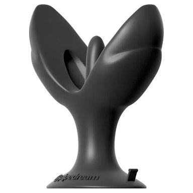 3.7-inch Pipedream Mega Black Silicone Butt Plug With Suction-cup - Peaches and Screams