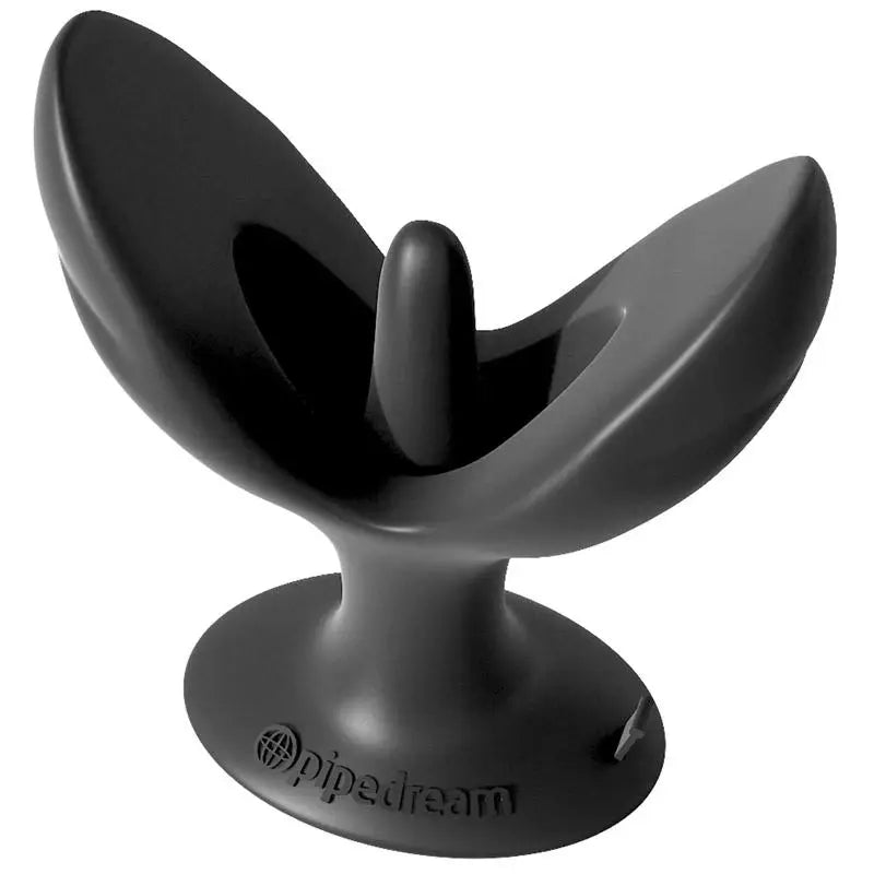 3.7 - inch Pipedream Mega Black Silicone Butt Plug With Suction - cup - Peaches and Screams