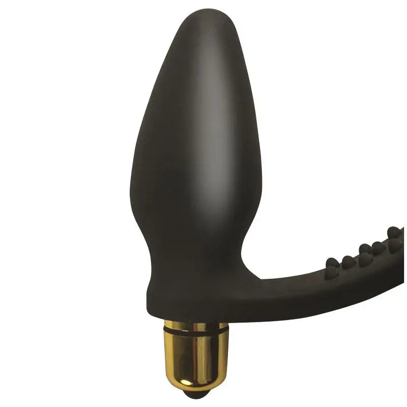 3-inch Rocks Off Silicone Vibrating Butt Plug With Cock Ring - Peaches and Screams