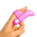 3 - inch Silicone Pink Mini Finger Vibrator With Removable Sleeve - Peaches and Screams
