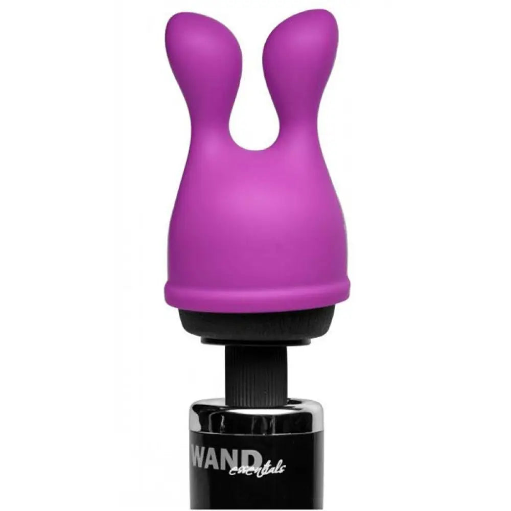 4.25-inch Purple Silicone G-spot and Clit Stim Wand Attachment for Her - Peaches and Screams