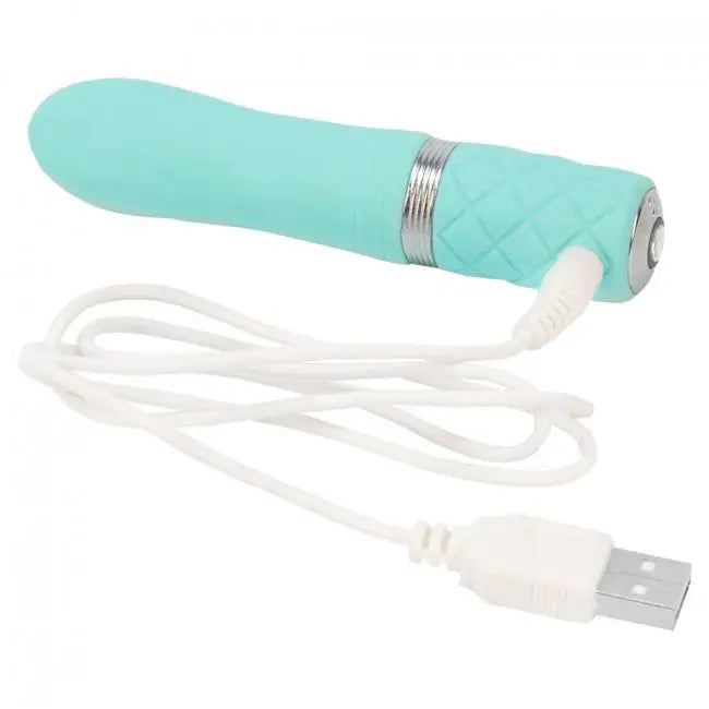 4.25 - inch Silicone Green Wireless Rechargeable Mini Bullet Vibrator - Peaches and Screams