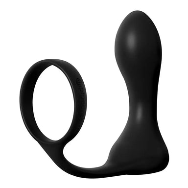 4.5-inch Pipedream Silicone Rechargeable Butt Plug With Stretchy Cock Ring - Peaches and Screams