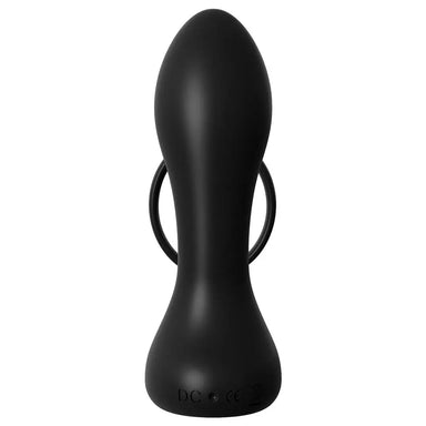 4.5-inch Pipedream Silicone Rechargeable Butt Plug With Stretchy Cock Ring - Peaches and Screams