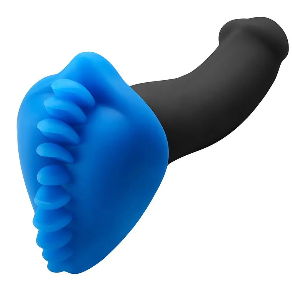 4 - inch Blue Shagger Dildo Base Stimulation Cushion - Peaches and Screams